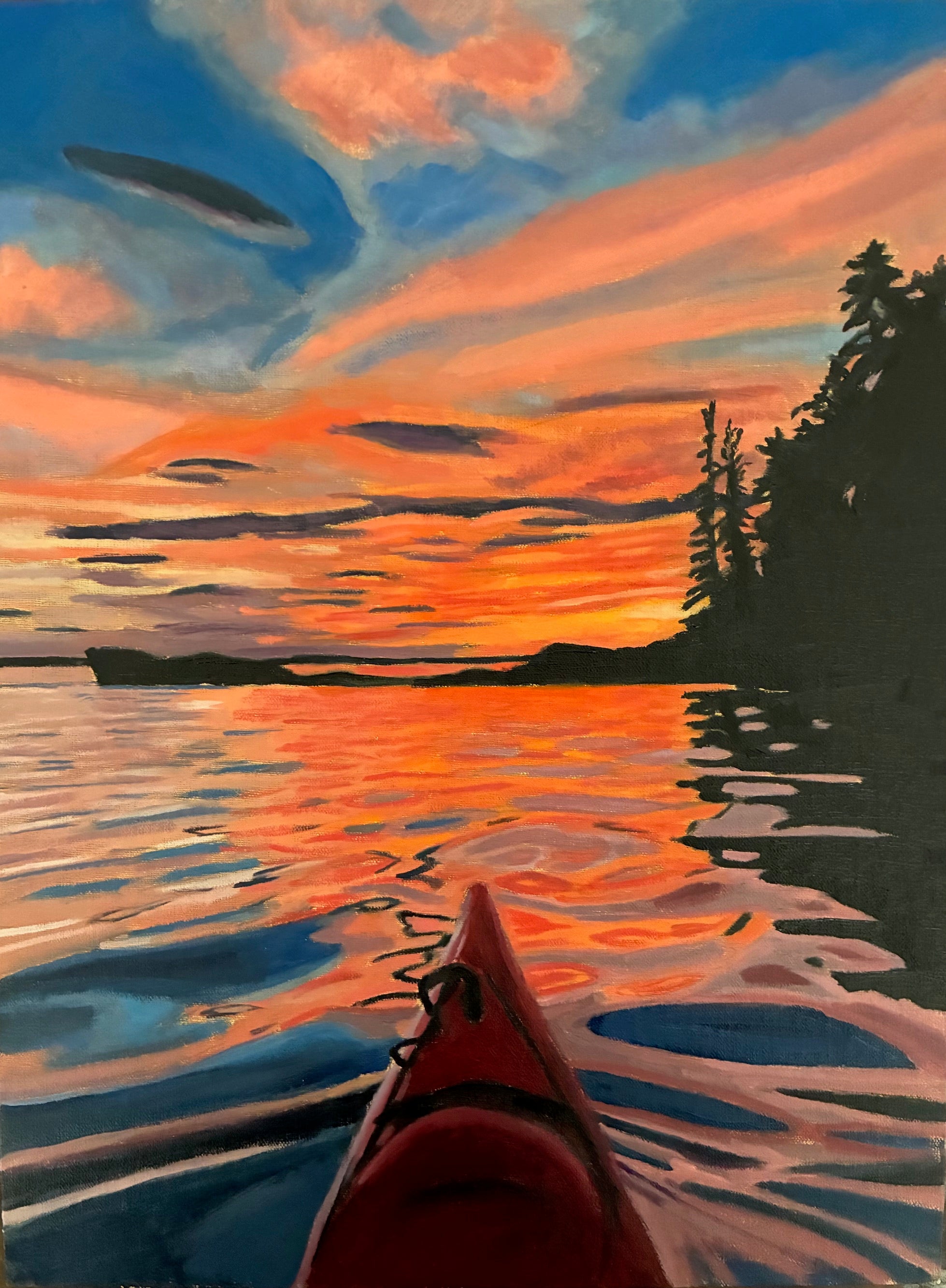 Kayak at Sunset