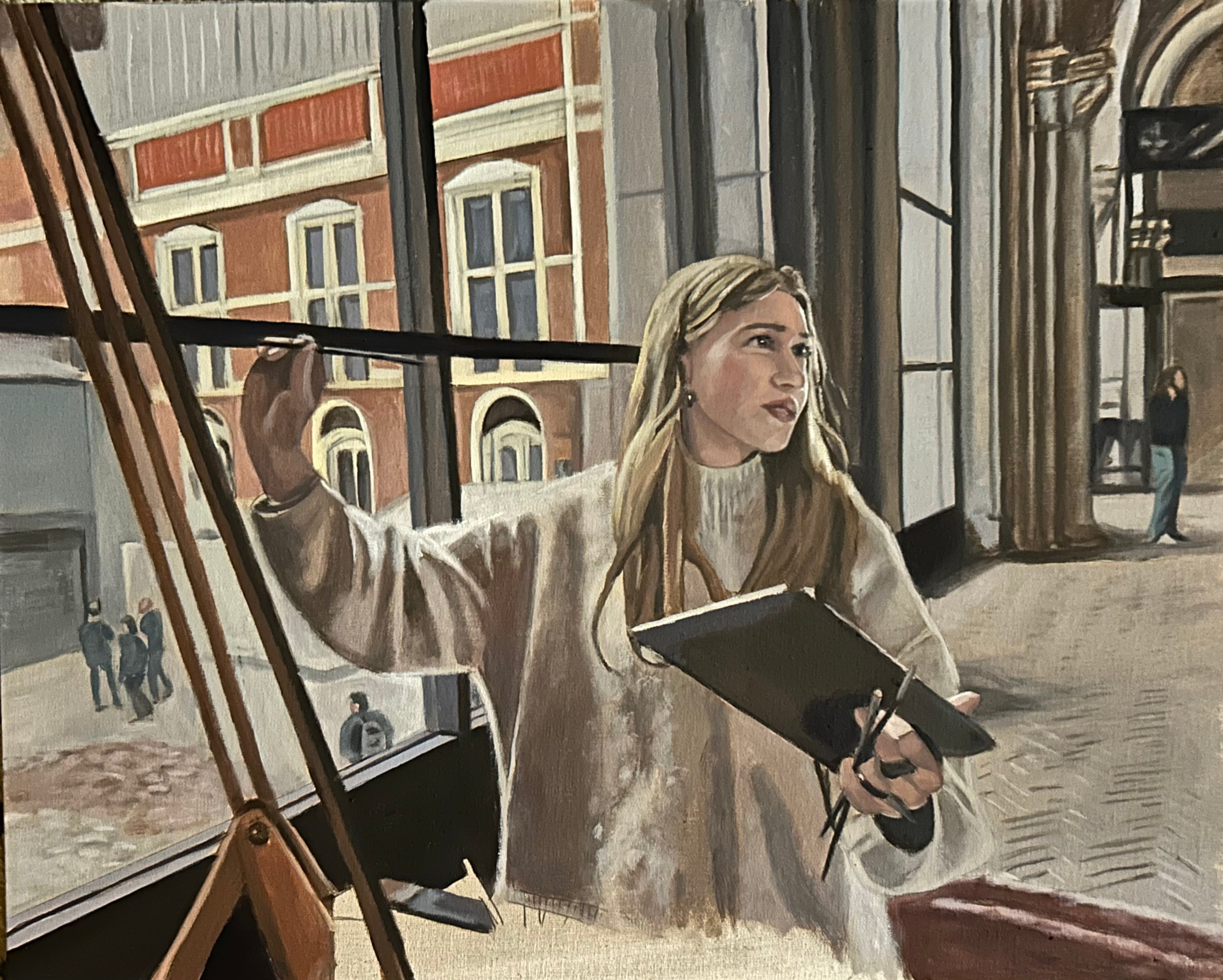 Painter at Rijkmuseum