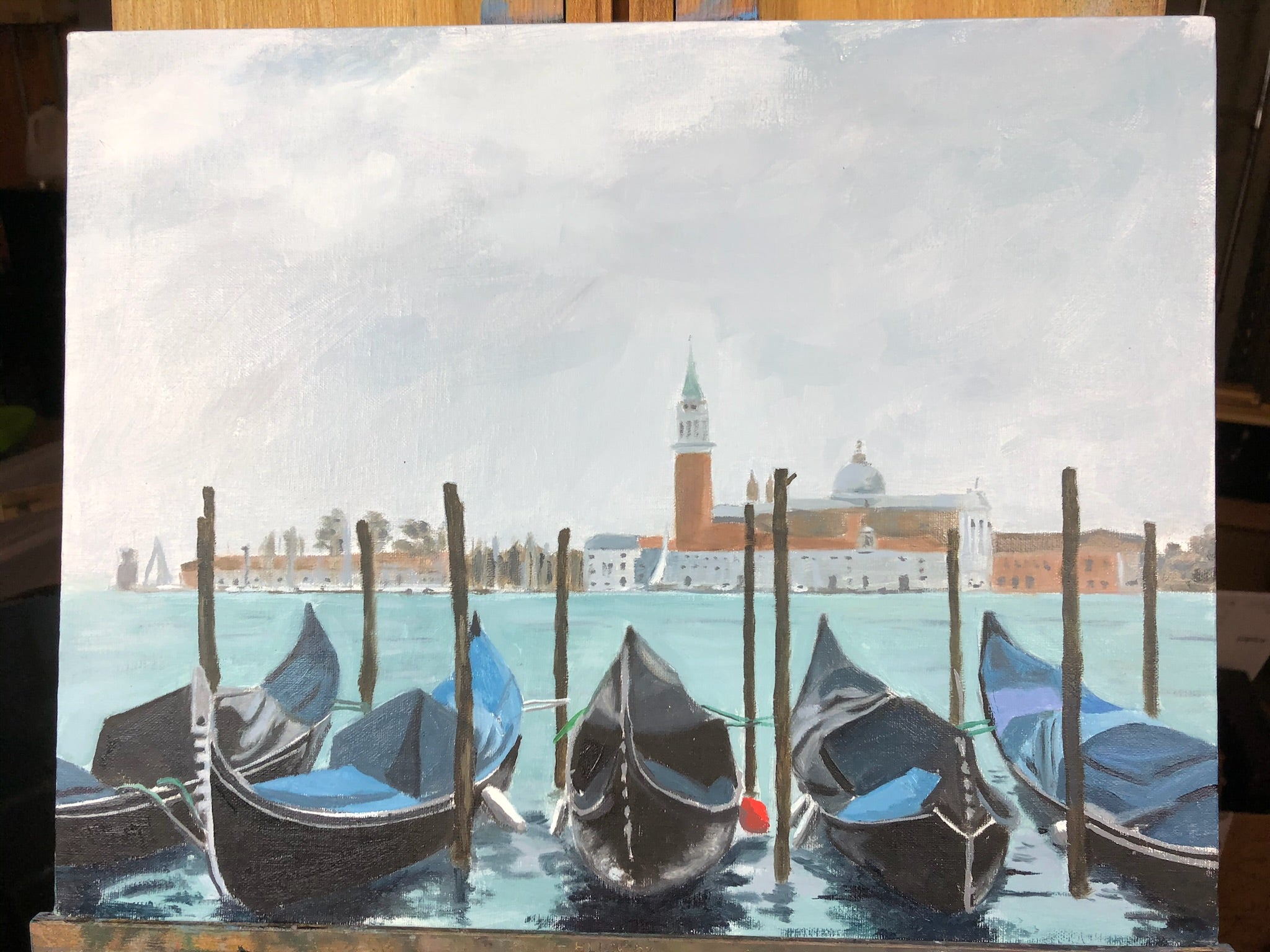 Gondolas in Venice