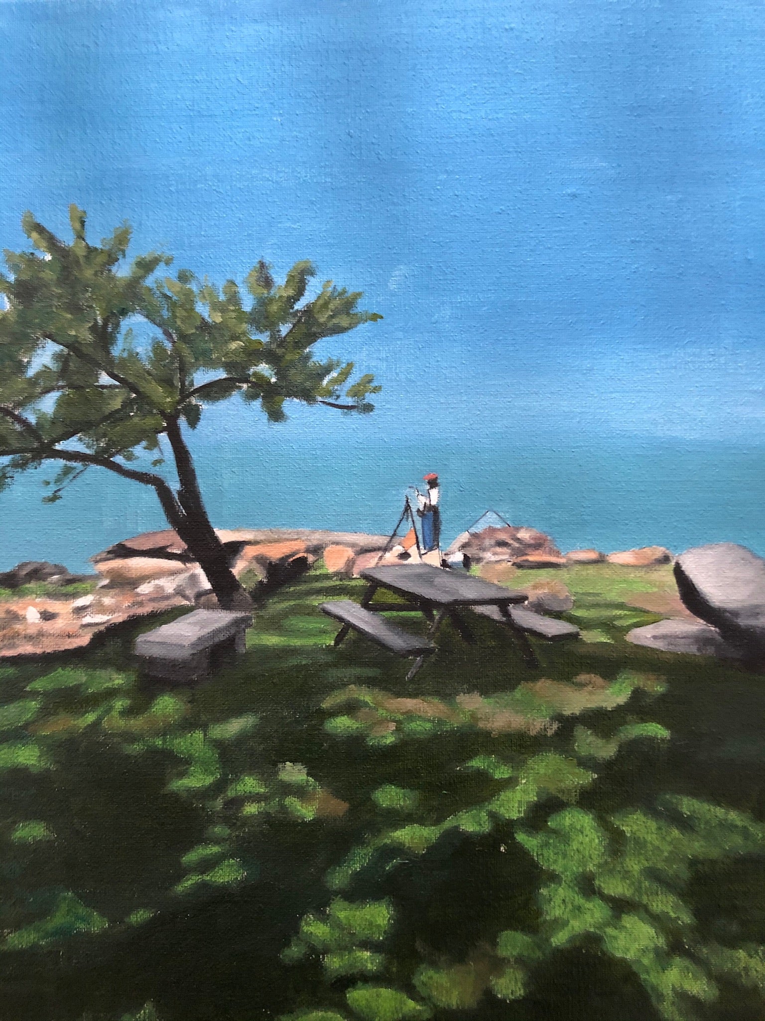 Plein Air by the Shore