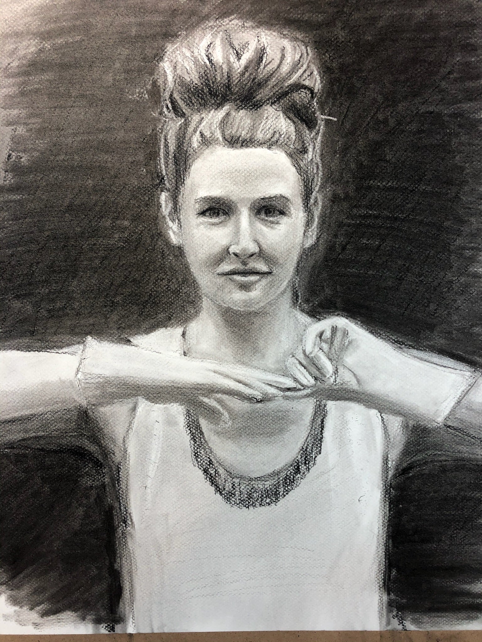 White Gloves Charcoal