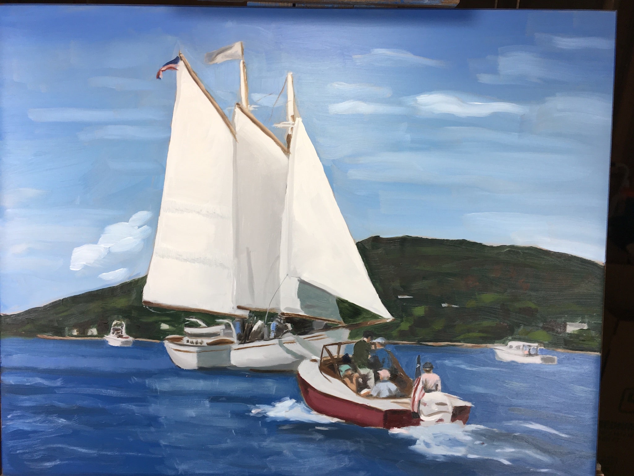 Chasing the Sailboat