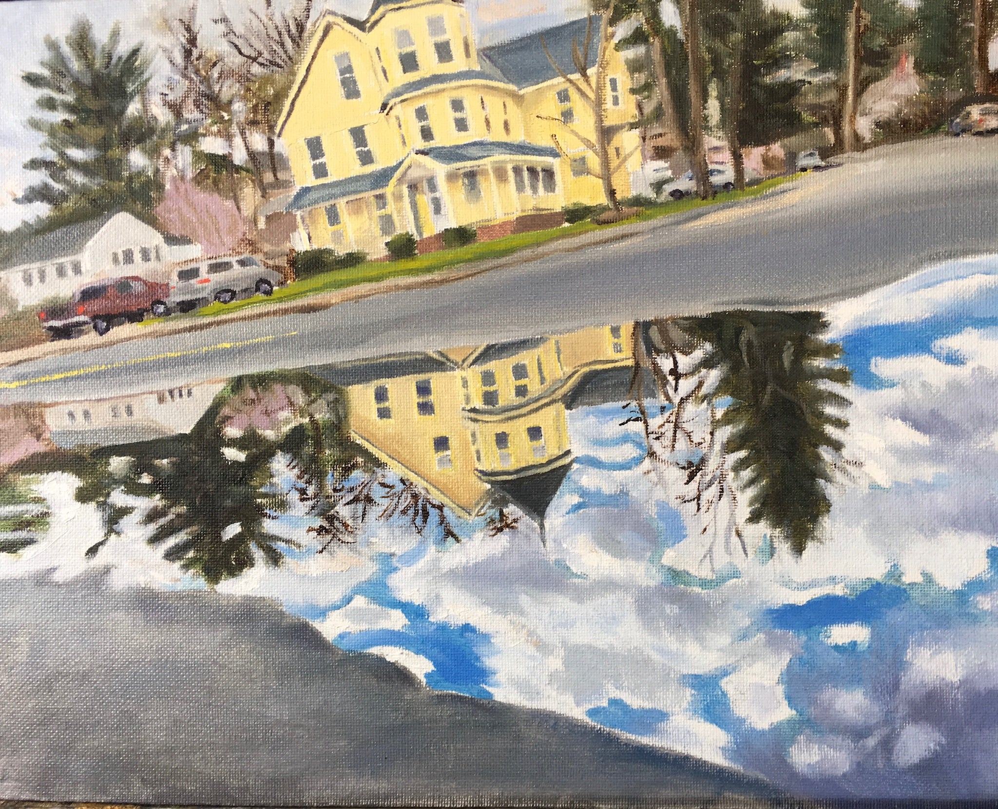 Reflections in a Puddle