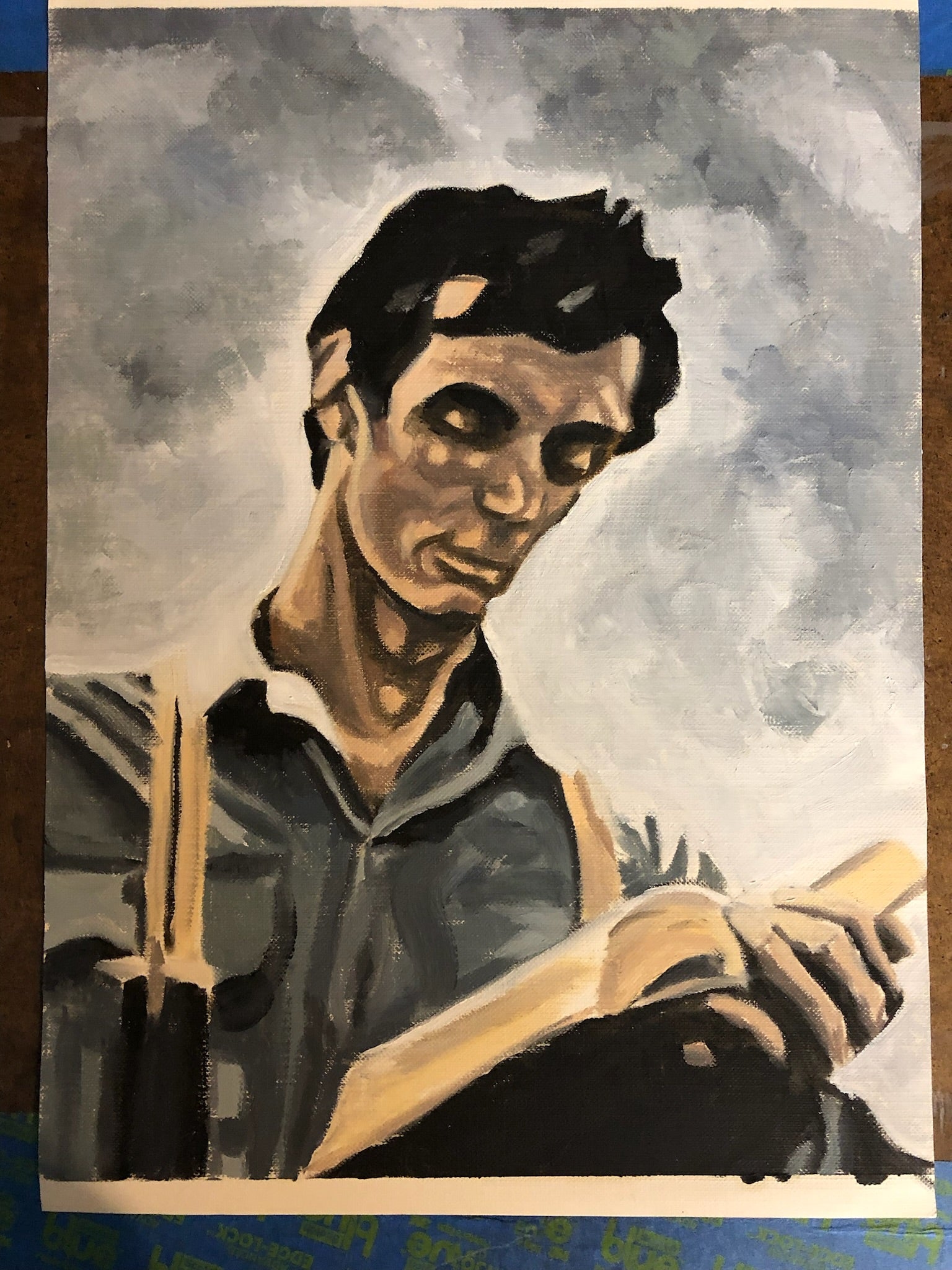 Study of Rockwell's Lincoln