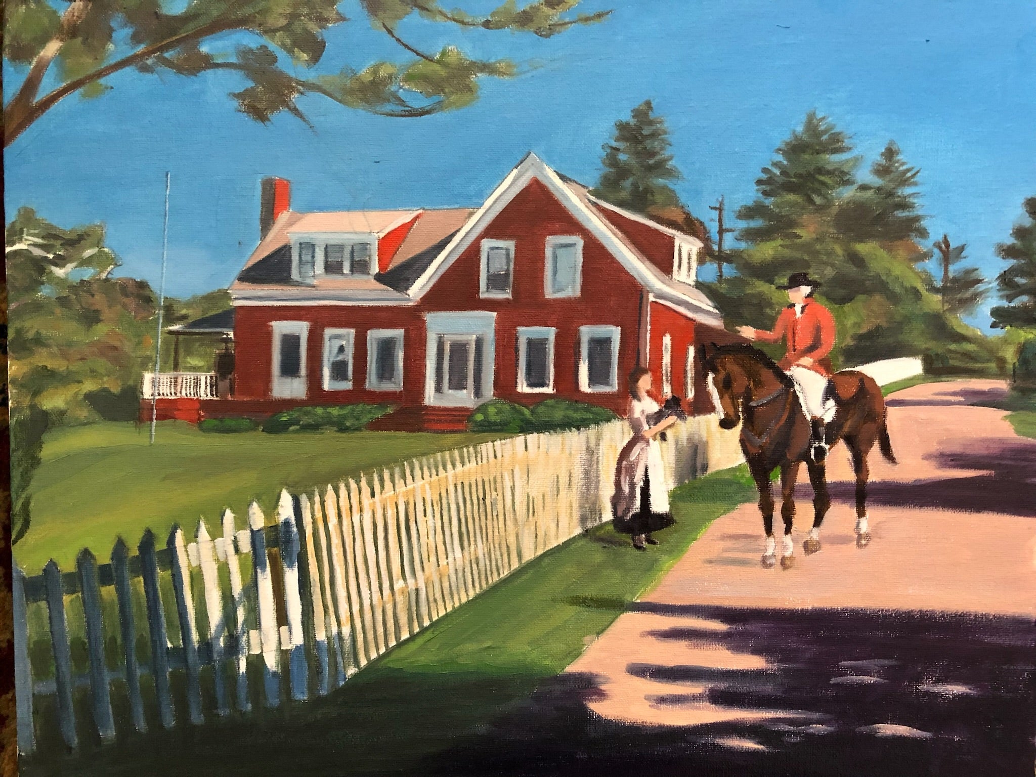 George Washington at the Red House