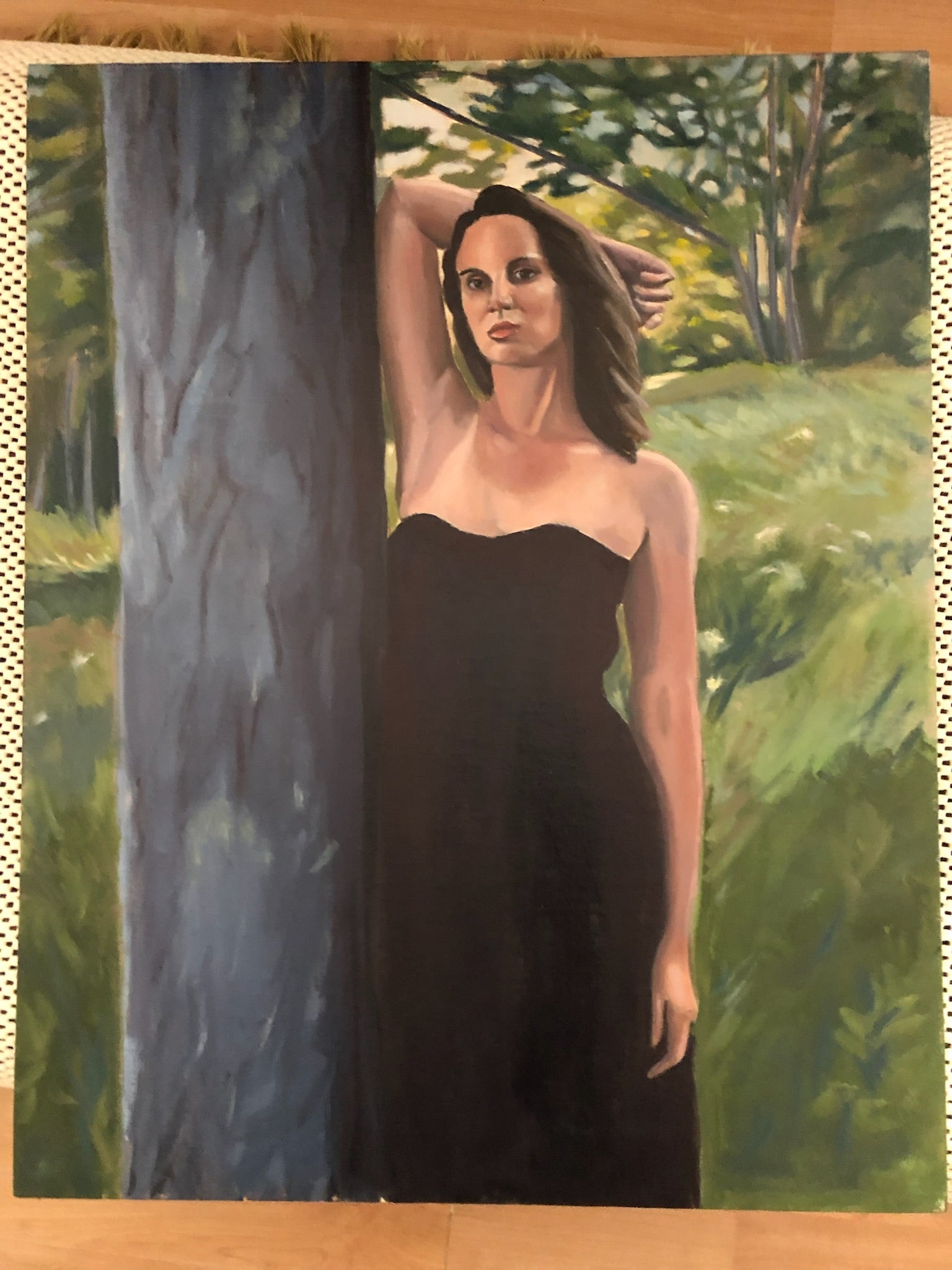 Beth by a Tree