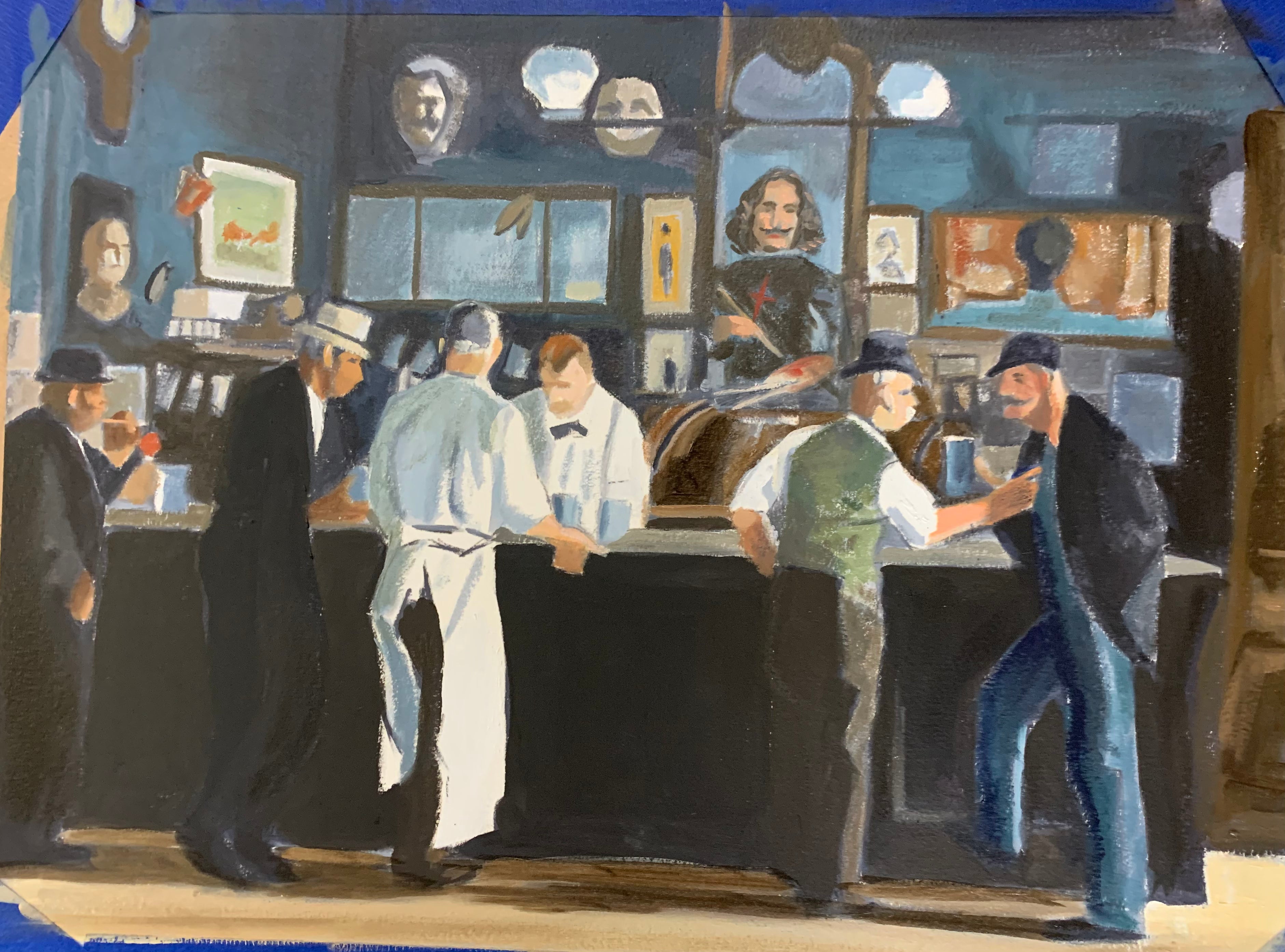Study of McSorley's Bar