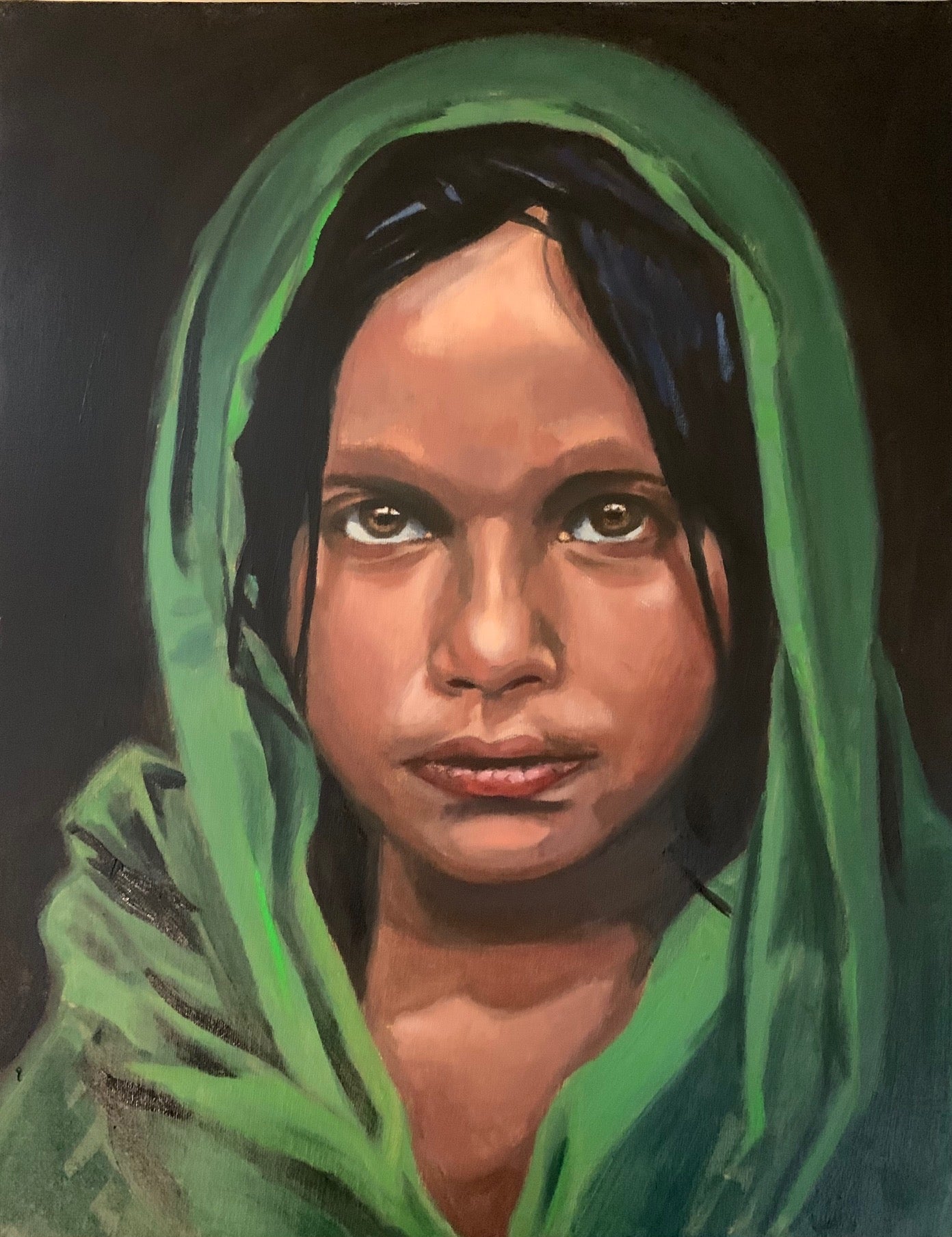 Green Shawl