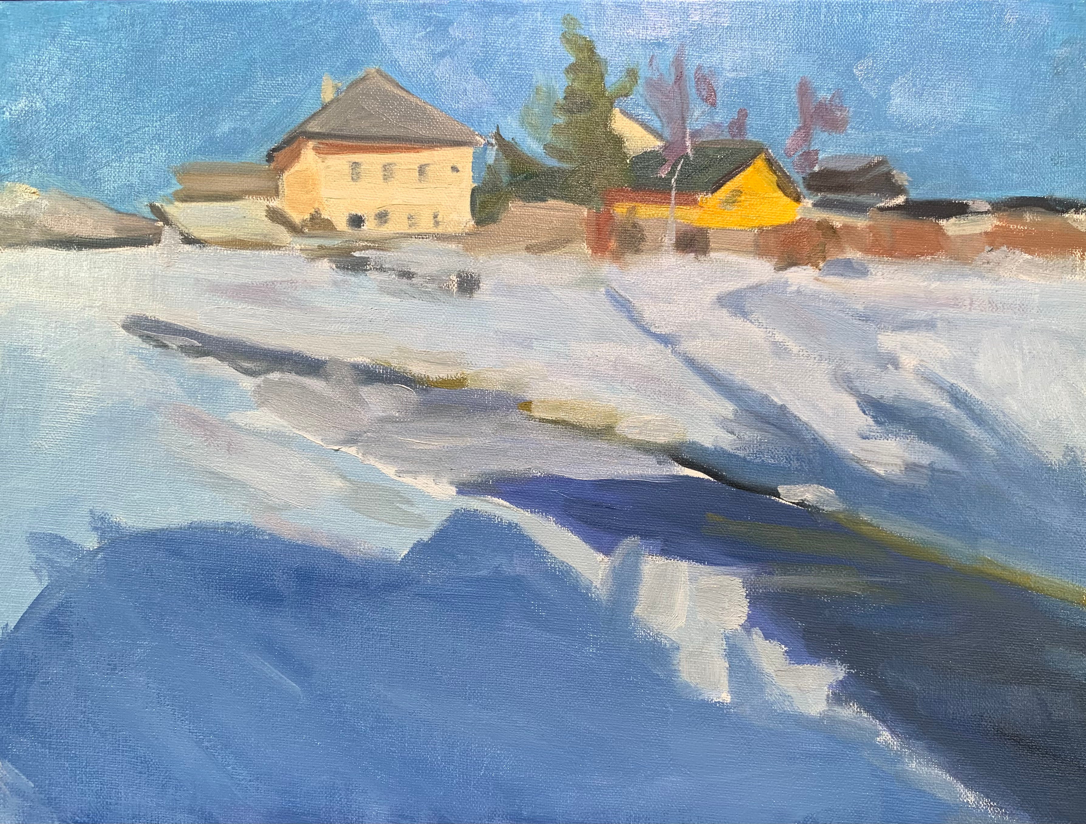 Study of Russian Snowscape