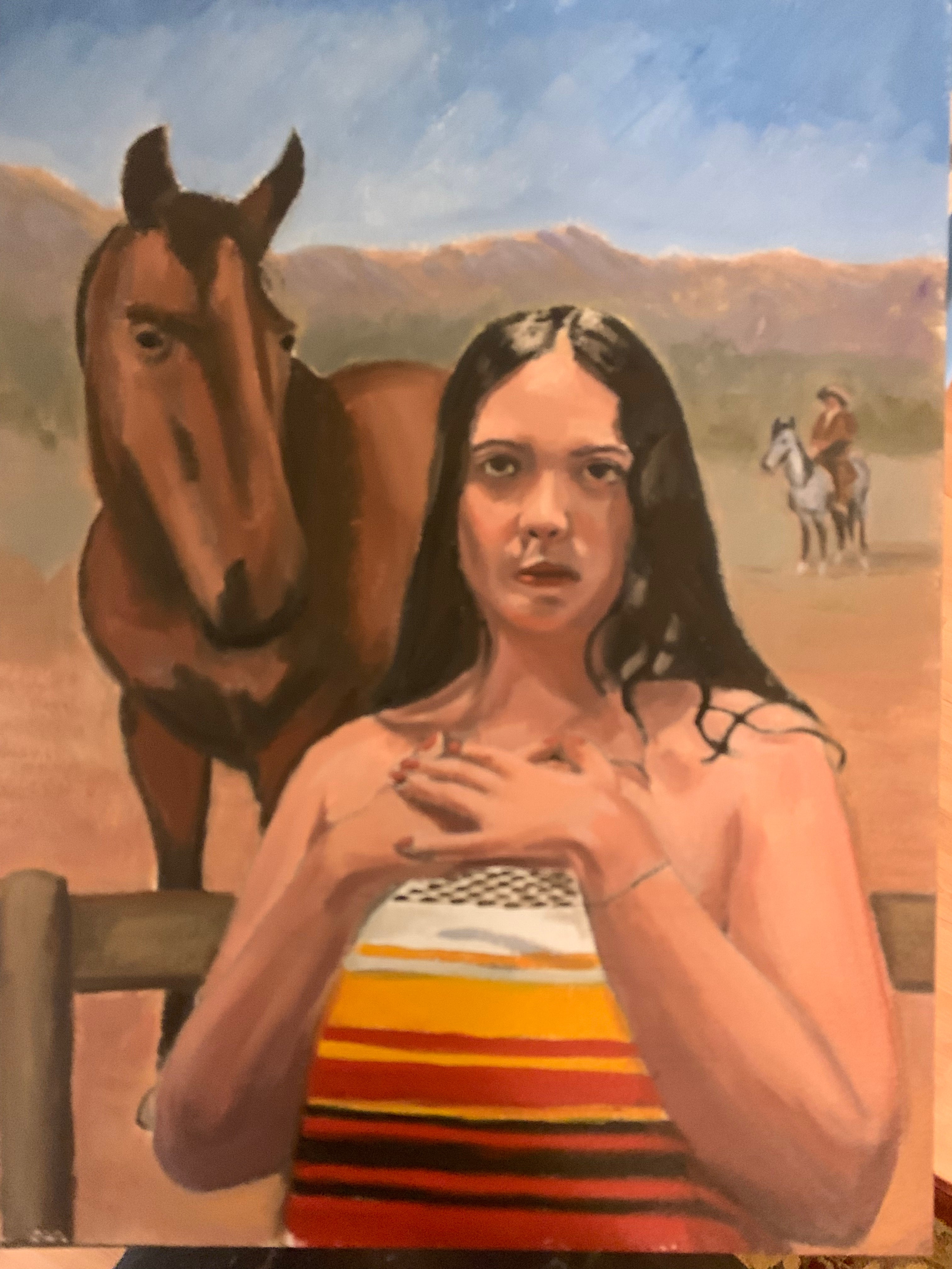 Mia and her Horse